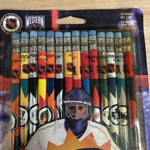 Pentech NHL Pencils 1994 - Western Conference & Eastern Conference - New Sealed! - Picture 4 of 6